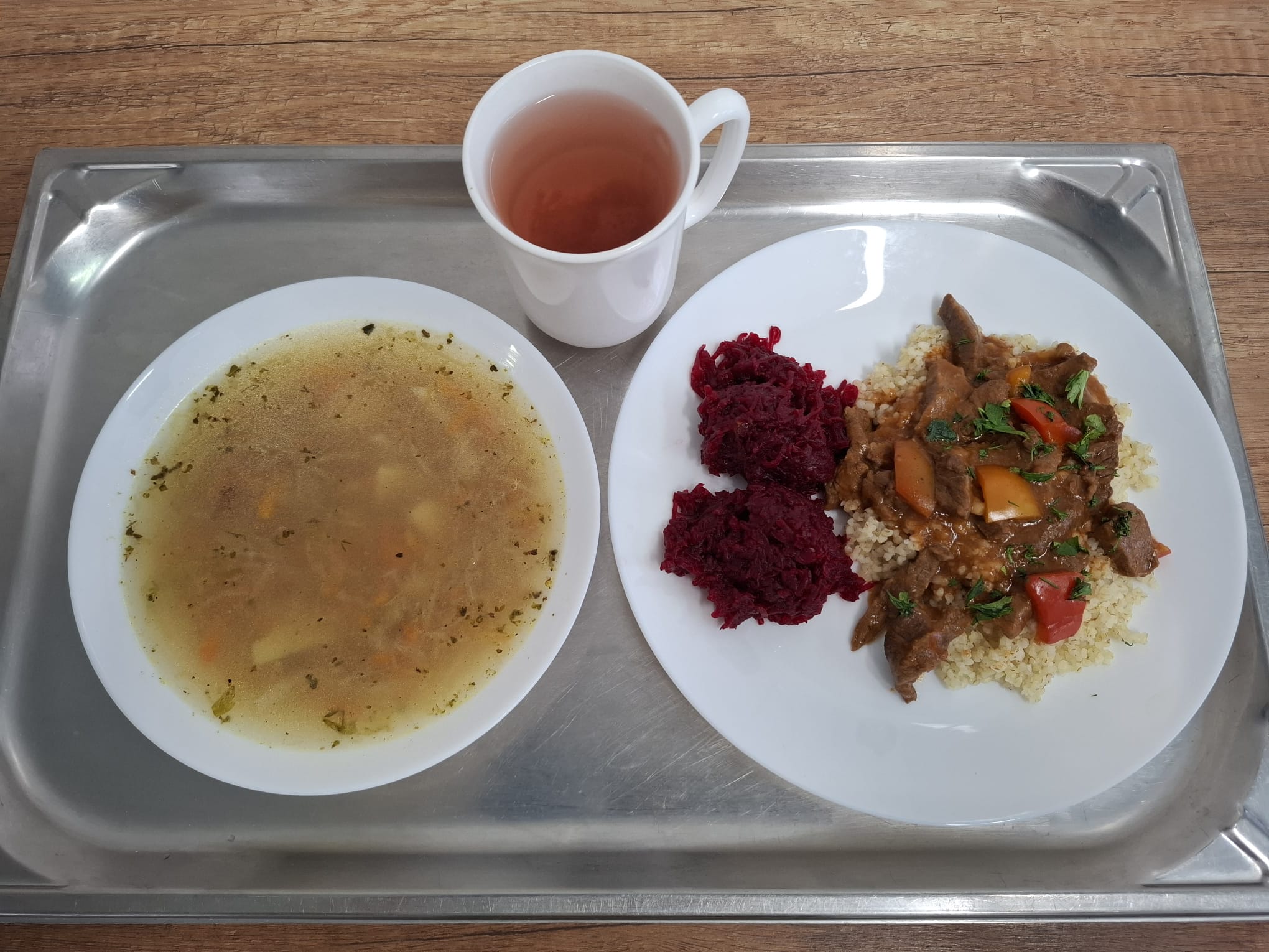 Zdjęcie przedstawiające obiad na&nbsp;dzień 15.12.2025r.