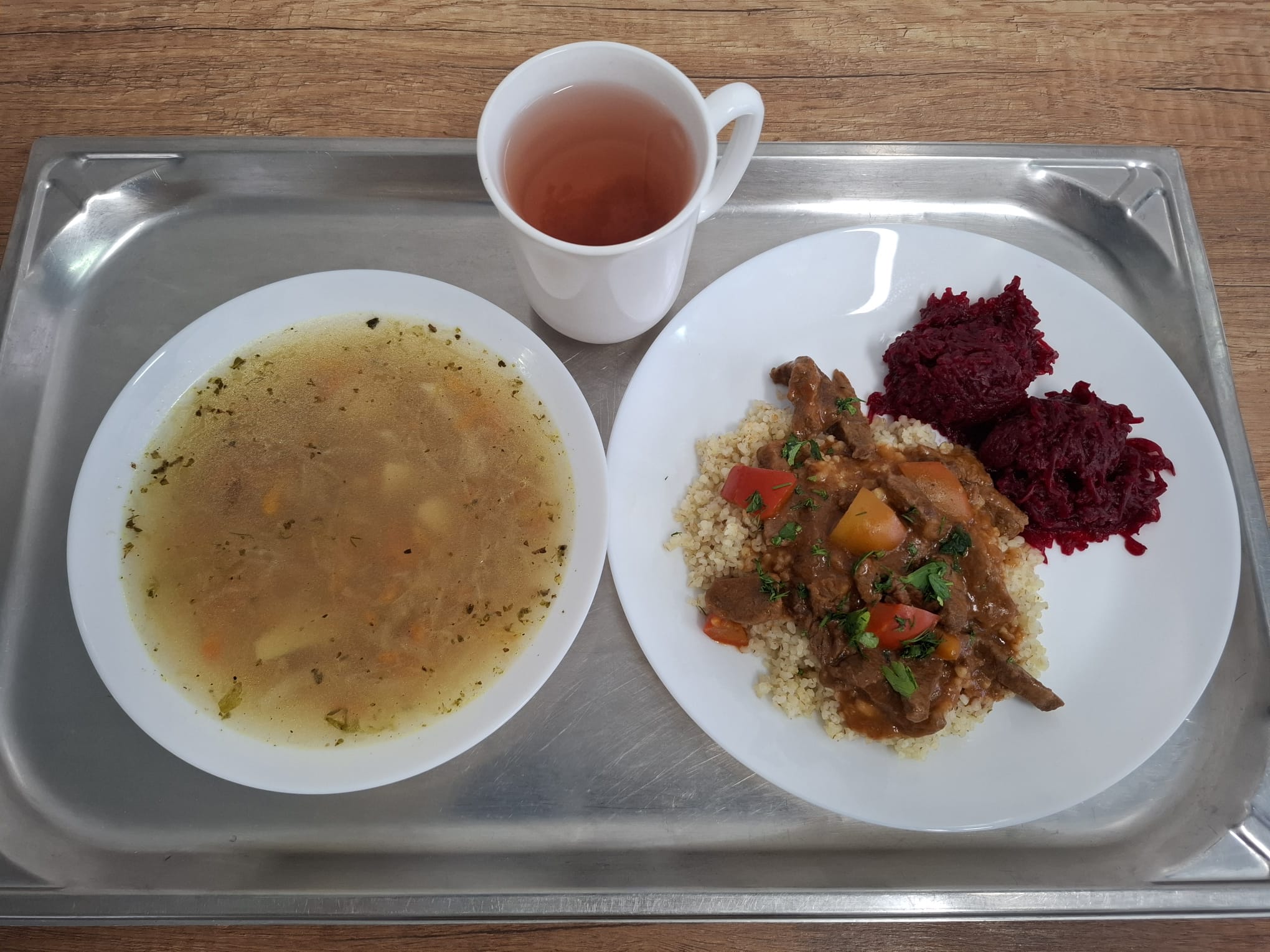 Zdjęcie przedstawiające obiad na&nbsp;dzień 17.11.2025r.