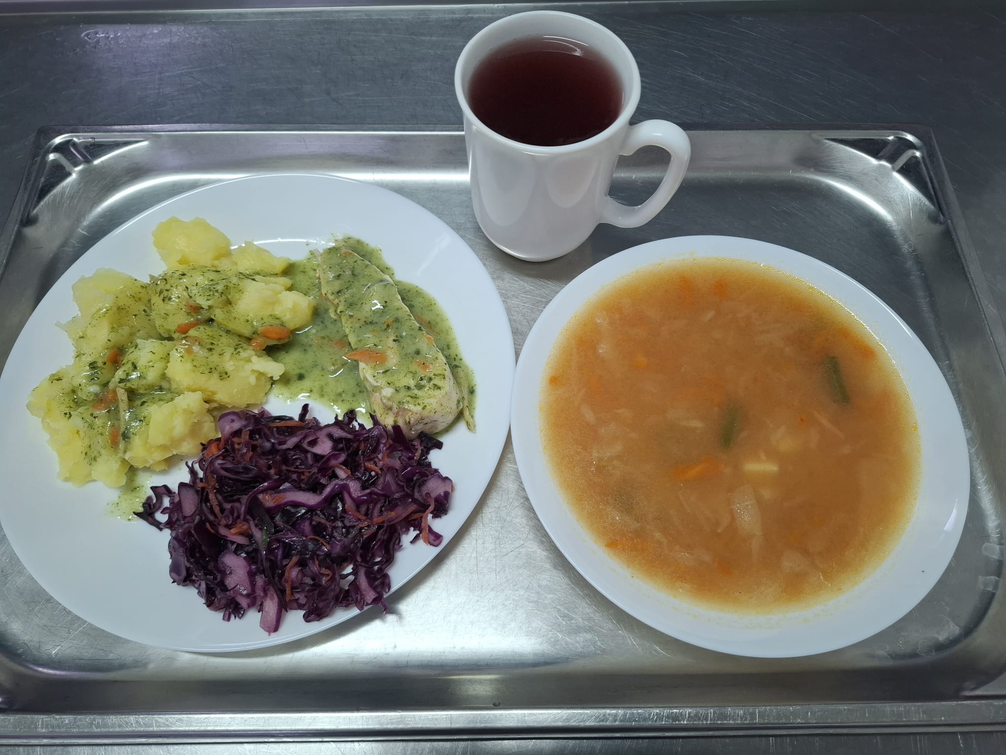 Zdjęcie przedstawiające obiad na&nbsp;dzień 18.12.2025r.