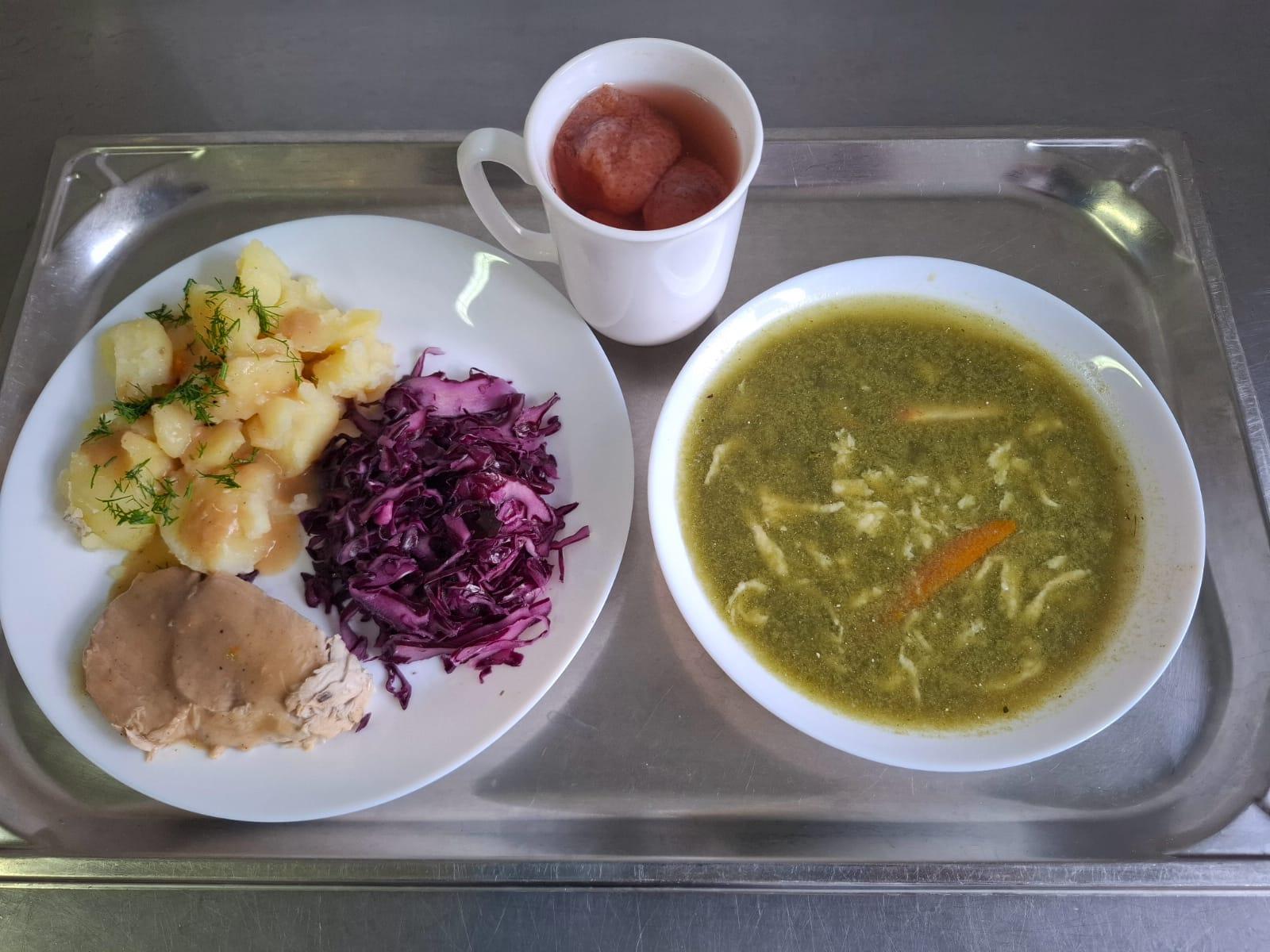 Zdjęcie przedstawiające obiad na&nbsp;dzień 20.01.2025r.